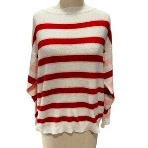 FRNCH Paris “Maraille” Striped Sweater – Red & Cream (Size M/L)